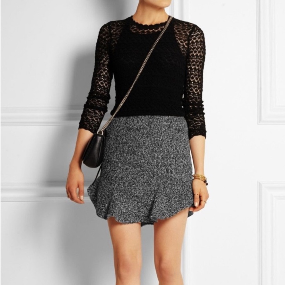 ISABEL MARANT Wool Mini Skirt